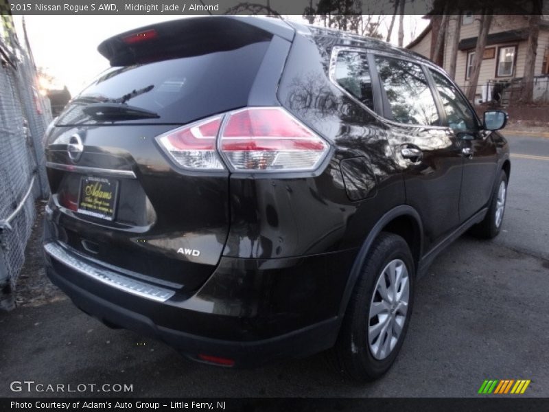 Midnight Jade / Almond 2015 Nissan Rogue S AWD