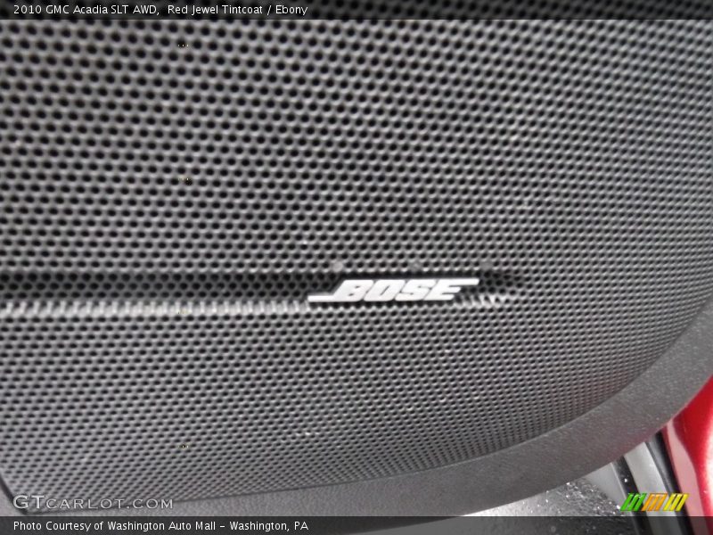 Red Jewel Tintcoat / Ebony 2010 GMC Acadia SLT AWD