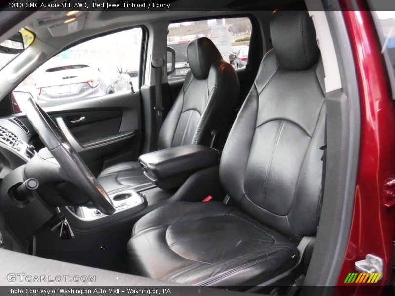 Red Jewel Tintcoat / Ebony 2010 GMC Acadia SLT AWD