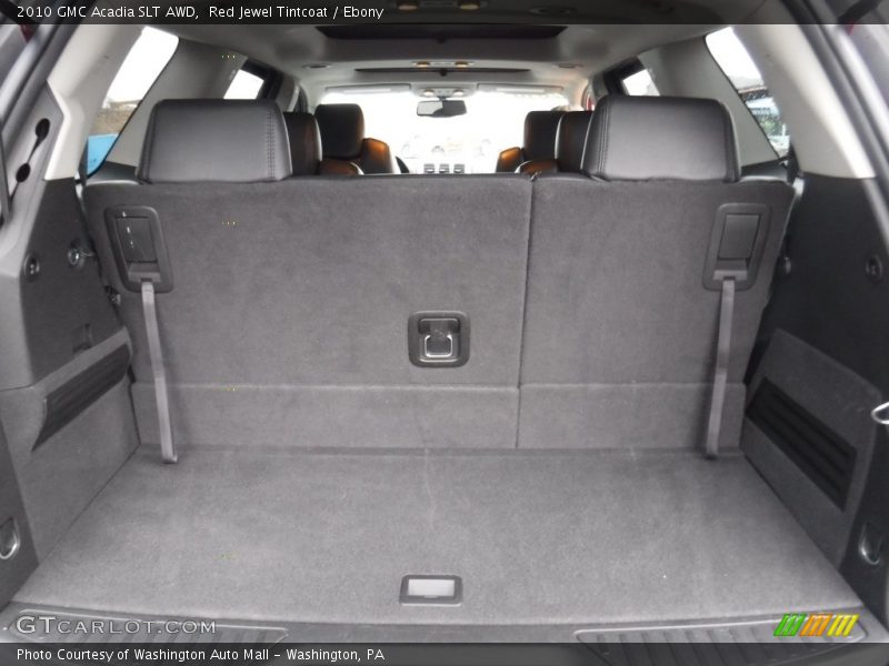 Red Jewel Tintcoat / Ebony 2010 GMC Acadia SLT AWD