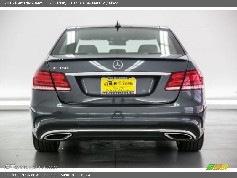 Selenite Grey Metallic / Black 2016 Mercedes-Benz E 350 Sedan