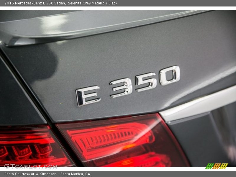Selenite Grey Metallic / Black 2016 Mercedes-Benz E 350 Sedan
