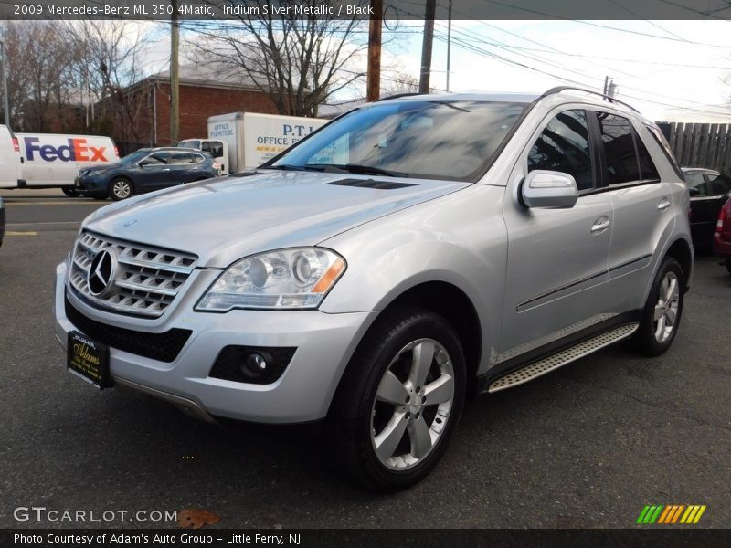 Iridium Silver Metallic / Black 2009 Mercedes-Benz ML 350 4Matic
