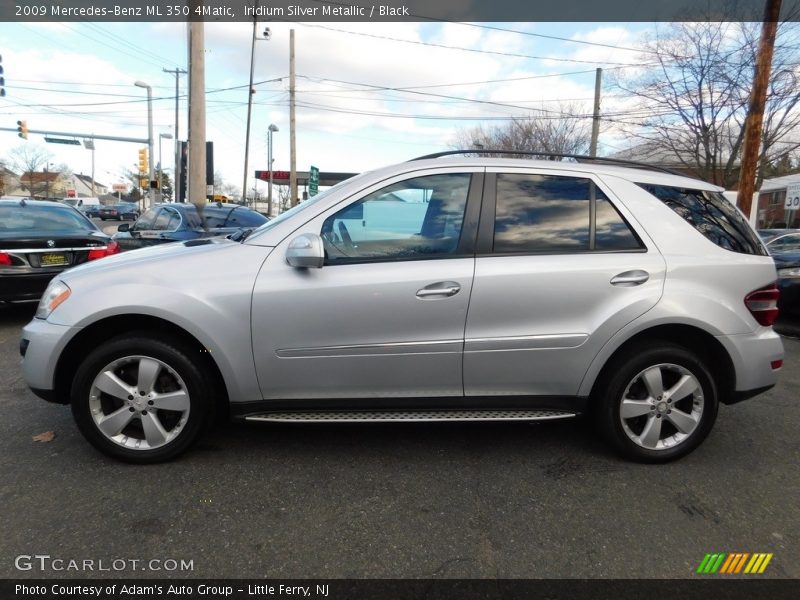 Iridium Silver Metallic / Black 2009 Mercedes-Benz ML 350 4Matic