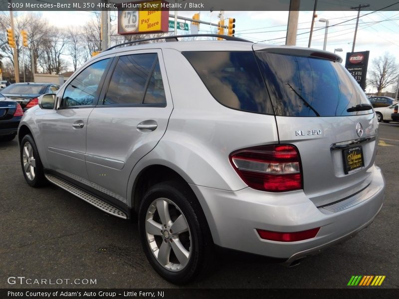 Iridium Silver Metallic / Black 2009 Mercedes-Benz ML 350 4Matic