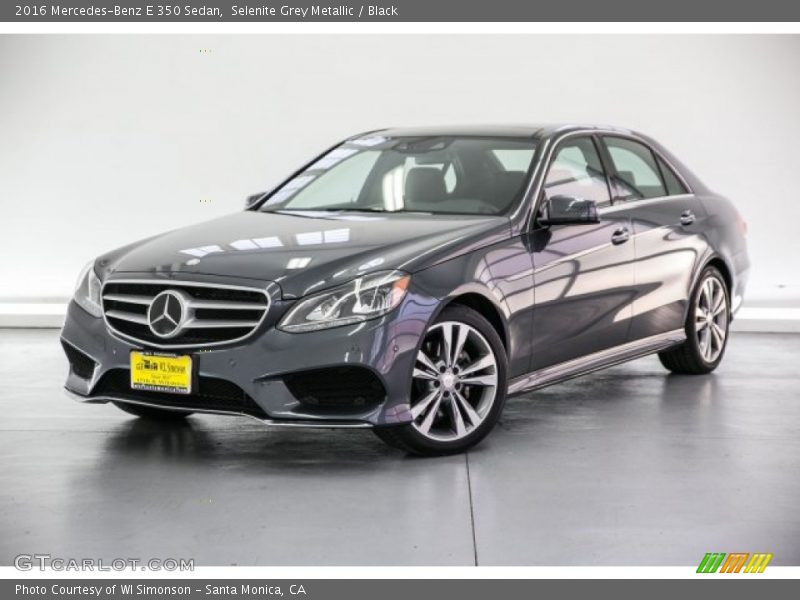 Selenite Grey Metallic / Black 2016 Mercedes-Benz E 350 Sedan