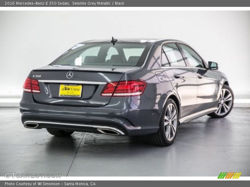 Selenite Grey Metallic / Black 2016 Mercedes-Benz E 350 Sedan