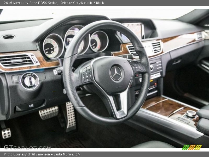 Selenite Grey Metallic / Black 2016 Mercedes-Benz E 350 Sedan
