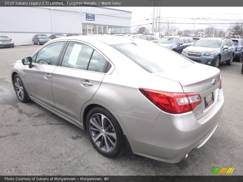 Tungsten Metallic / Warm Ivory 2016 Subaru Legacy 2.5i Limited