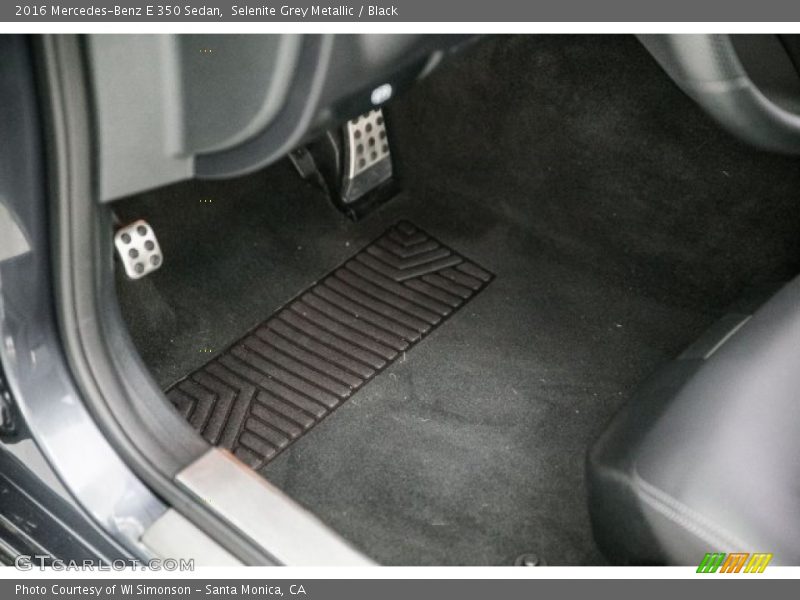 Selenite Grey Metallic / Black 2016 Mercedes-Benz E 350 Sedan