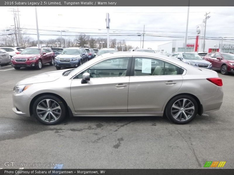 Tungsten Metallic / Warm Ivory 2016 Subaru Legacy 2.5i Limited