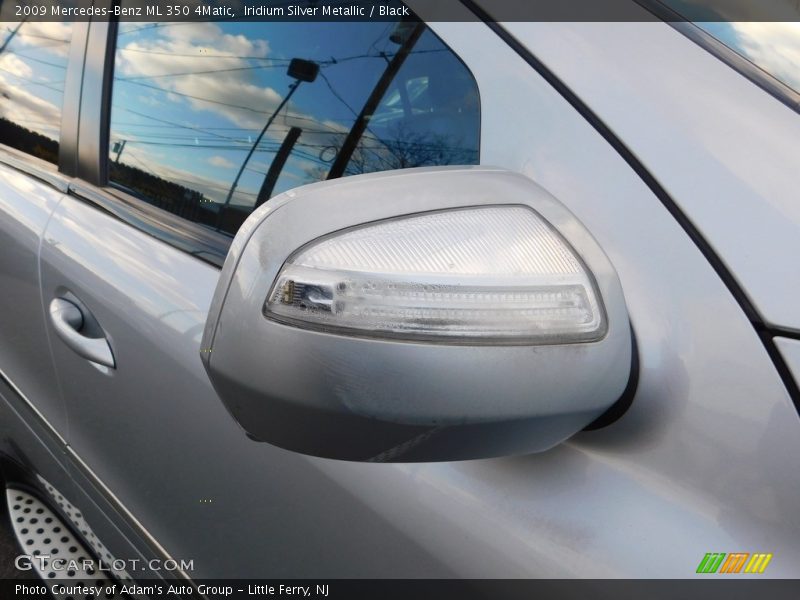 Iridium Silver Metallic / Black 2009 Mercedes-Benz ML 350 4Matic