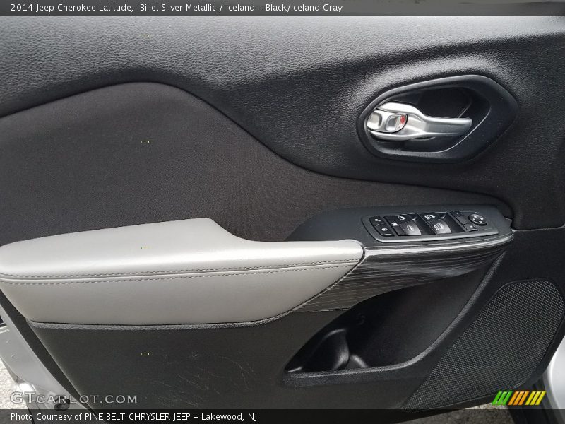 Billet Silver Metallic / Iceland - Black/Iceland Gray 2014 Jeep Cherokee Latitude