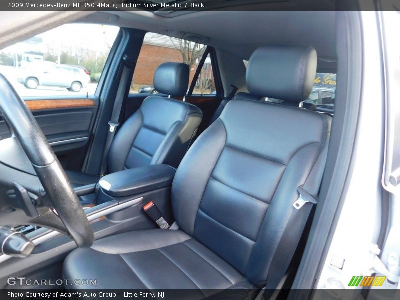 Iridium Silver Metallic / Black 2009 Mercedes-Benz ML 350 4Matic