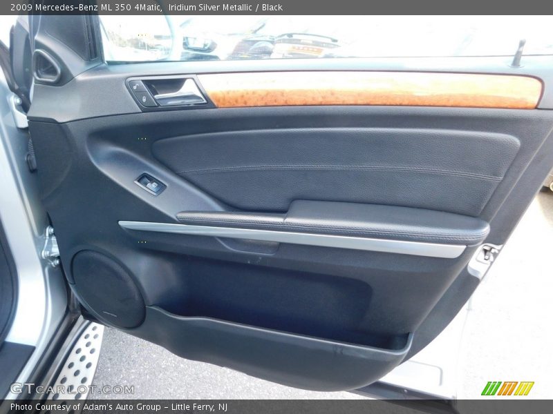 Iridium Silver Metallic / Black 2009 Mercedes-Benz ML 350 4Matic