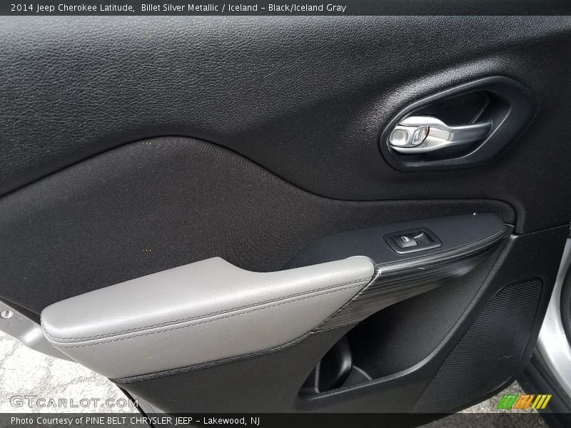 Billet Silver Metallic / Iceland - Black/Iceland Gray 2014 Jeep Cherokee Latitude