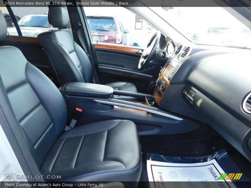 Iridium Silver Metallic / Black 2009 Mercedes-Benz ML 350 4Matic