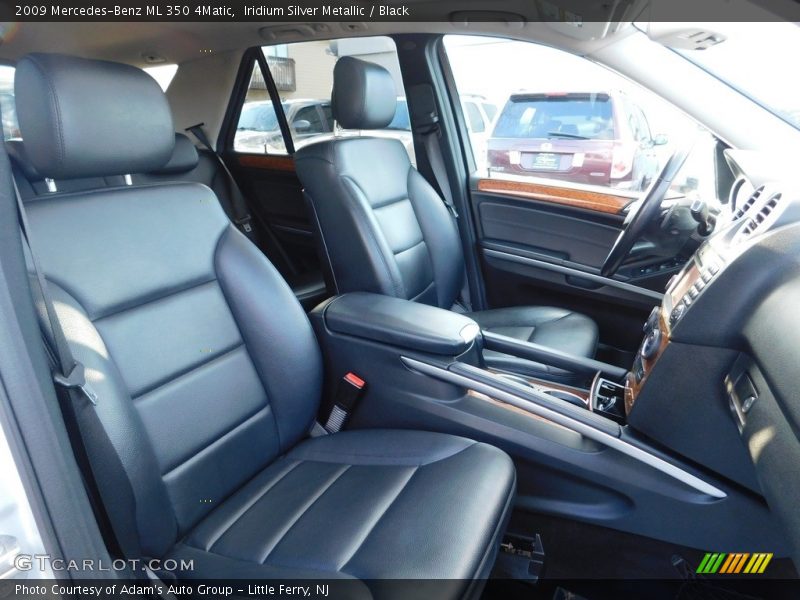 Iridium Silver Metallic / Black 2009 Mercedes-Benz ML 350 4Matic