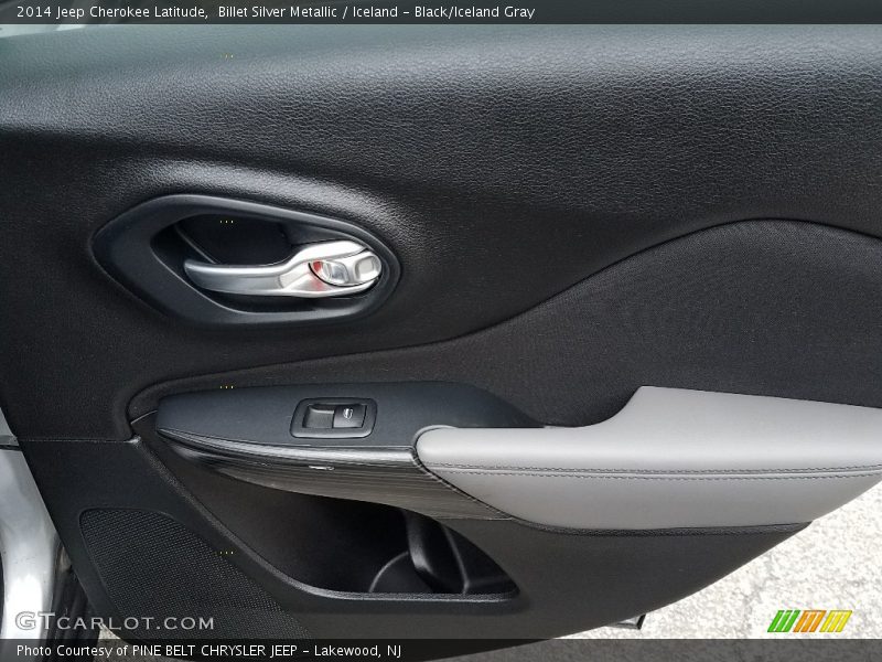 Billet Silver Metallic / Iceland - Black/Iceland Gray 2014 Jeep Cherokee Latitude