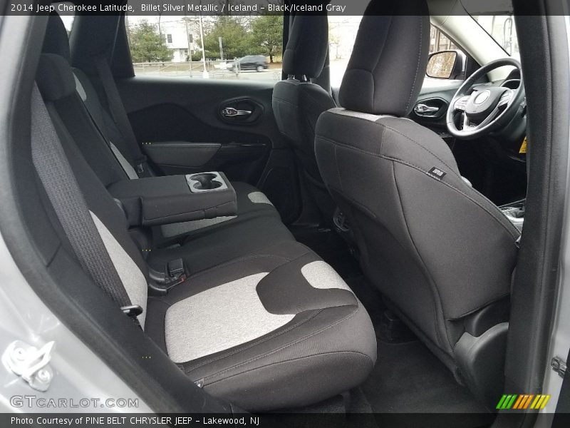 Billet Silver Metallic / Iceland - Black/Iceland Gray 2014 Jeep Cherokee Latitude