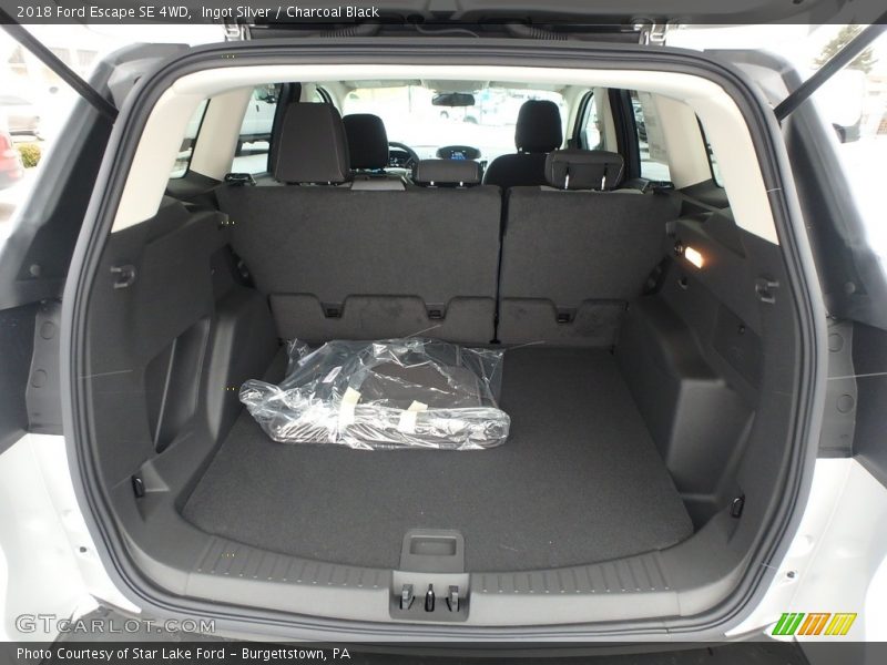 Ingot Silver / Charcoal Black 2018 Ford Escape SE 4WD