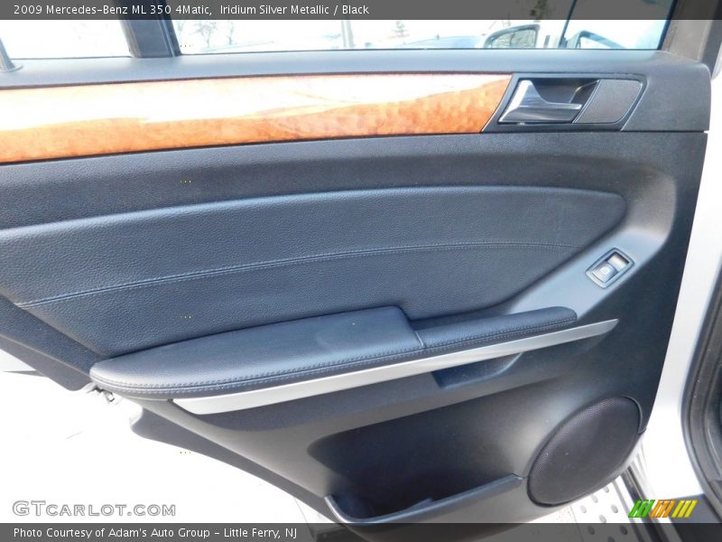 Iridium Silver Metallic / Black 2009 Mercedes-Benz ML 350 4Matic