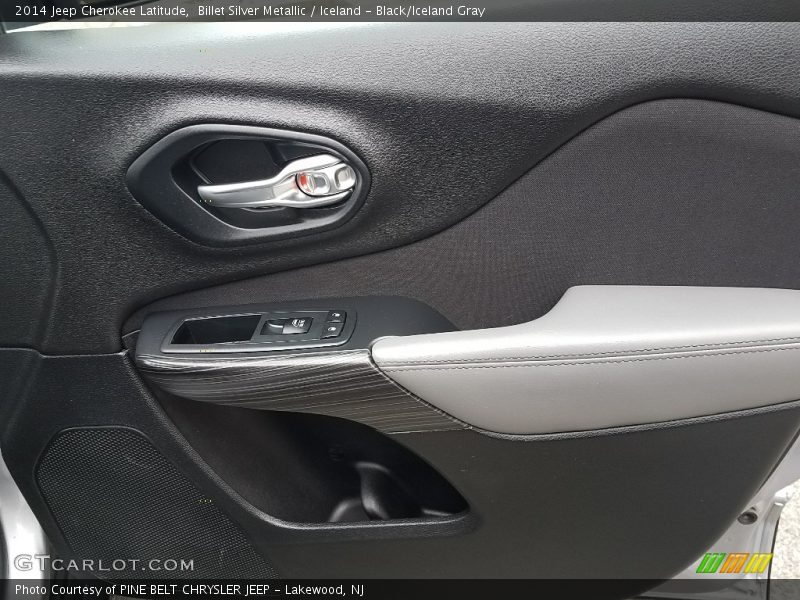 Billet Silver Metallic / Iceland - Black/Iceland Gray 2014 Jeep Cherokee Latitude