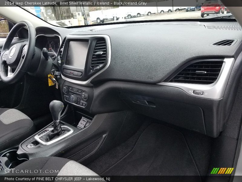 Billet Silver Metallic / Iceland - Black/Iceland Gray 2014 Jeep Cherokee Latitude