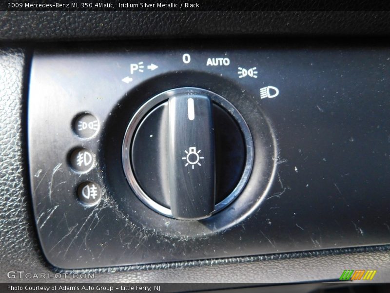 Iridium Silver Metallic / Black 2009 Mercedes-Benz ML 350 4Matic