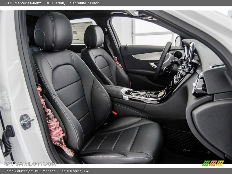 Polar White / Black 2018 Mercedes-Benz C 300 Sedan