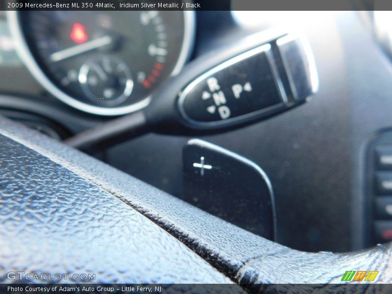Iridium Silver Metallic / Black 2009 Mercedes-Benz ML 350 4Matic
