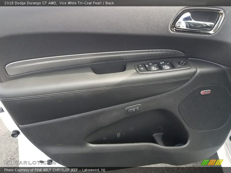 Vice White Tri-Coat Pearl / Black 2018 Dodge Durango GT AWD