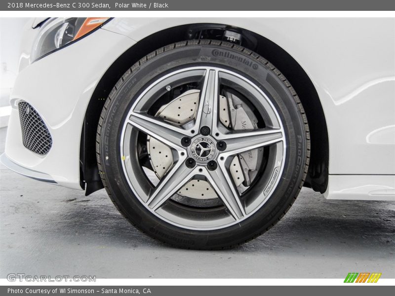 Polar White / Black 2018 Mercedes-Benz C 300 Sedan