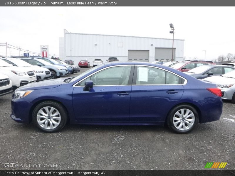 Lapis Blue Pearl / Warm Ivory 2016 Subaru Legacy 2.5i Premium