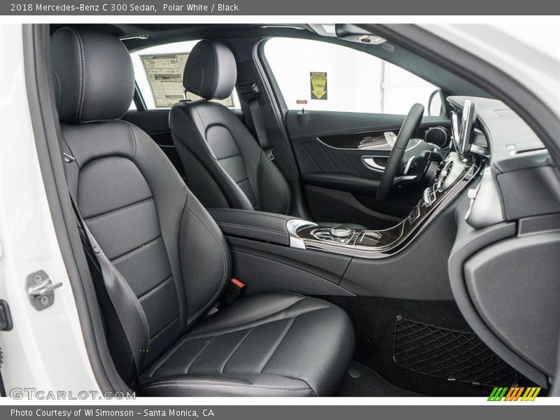 Polar White / Black 2018 Mercedes-Benz C 300 Sedan