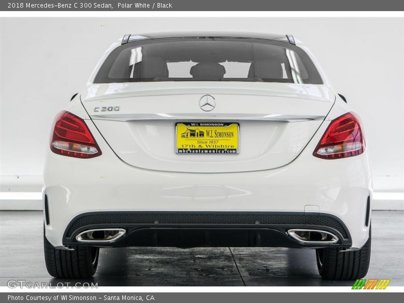 Polar White / Black 2018 Mercedes-Benz C 300 Sedan