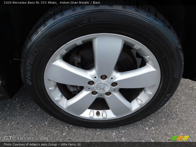 Iridium Silver Metallic / Black 2009 Mercedes-Benz ML 350 4Matic