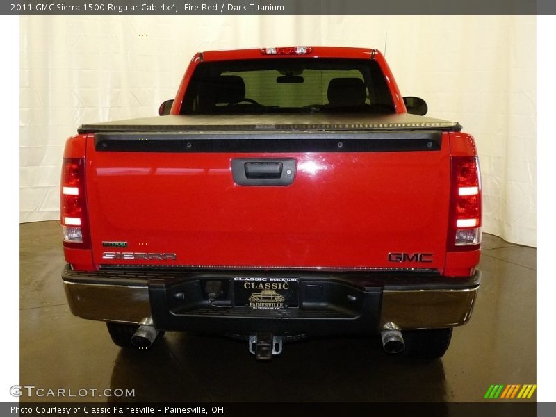 Fire Red / Dark Titanium 2011 GMC Sierra 1500 Regular Cab 4x4