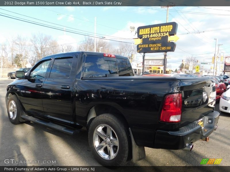 Black / Dark Slate Gray 2012 Dodge Ram 1500 Sport Crew Cab 4x4