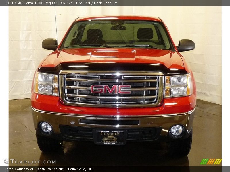 Fire Red / Dark Titanium 2011 GMC Sierra 1500 Regular Cab 4x4