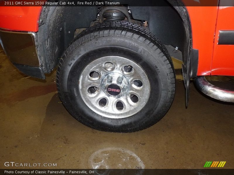 Fire Red / Dark Titanium 2011 GMC Sierra 1500 Regular Cab 4x4