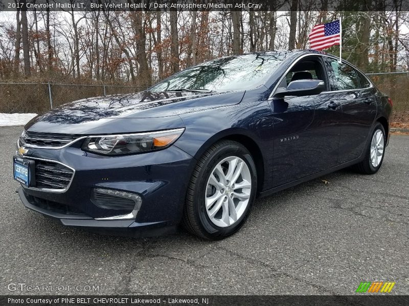 Blue Velvet Metallic / Dark Atmosphere/Medium Ash Gray 2017 Chevrolet Malibu LT