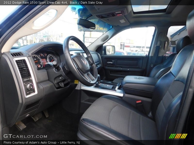 Black / Dark Slate Gray 2012 Dodge Ram 1500 Sport Crew Cab 4x4