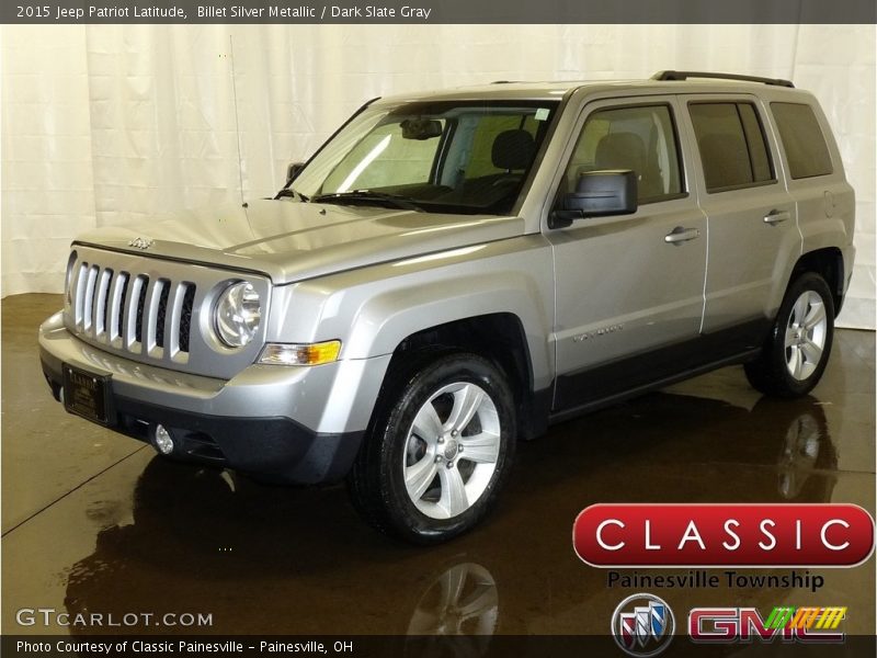 Billet Silver Metallic / Dark Slate Gray 2015 Jeep Patriot Latitude