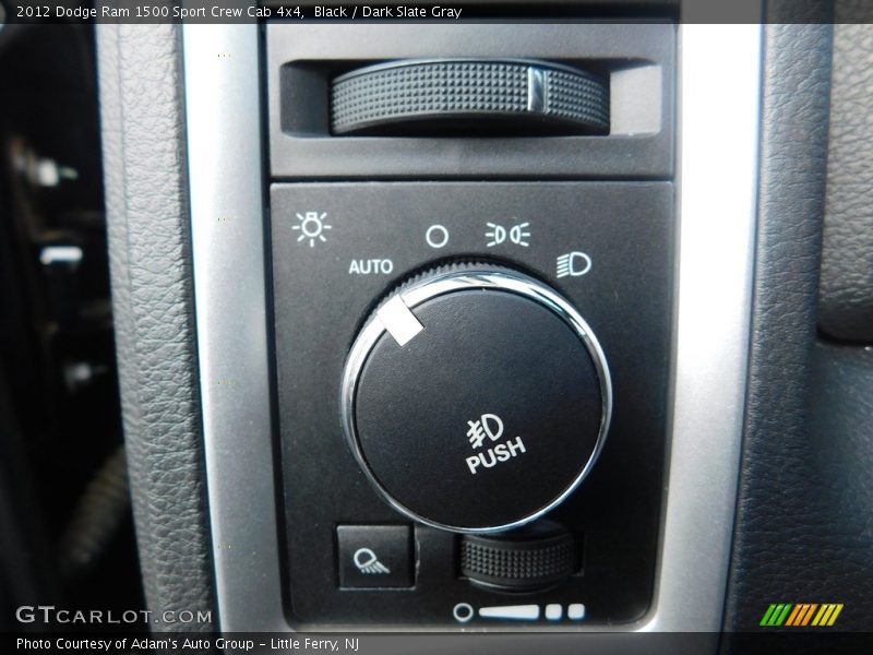 Black / Dark Slate Gray 2012 Dodge Ram 1500 Sport Crew Cab 4x4