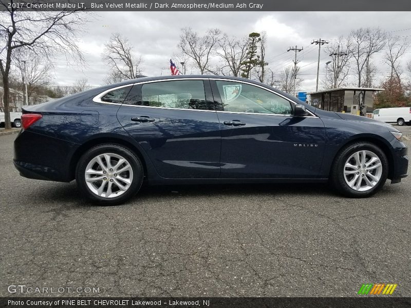 Blue Velvet Metallic / Dark Atmosphere/Medium Ash Gray 2017 Chevrolet Malibu LT