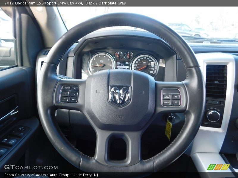 Black / Dark Slate Gray 2012 Dodge Ram 1500 Sport Crew Cab 4x4