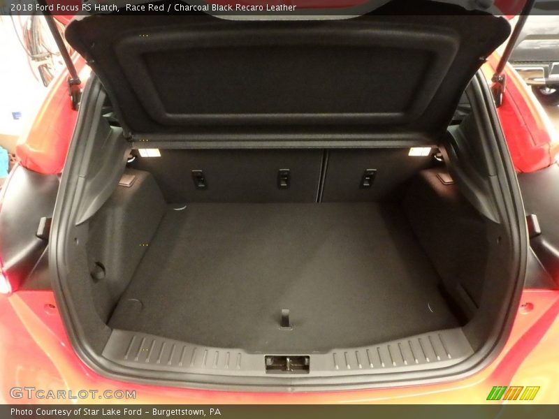 Race Red / Charcoal Black Recaro Leather 2018 Ford Focus RS Hatch