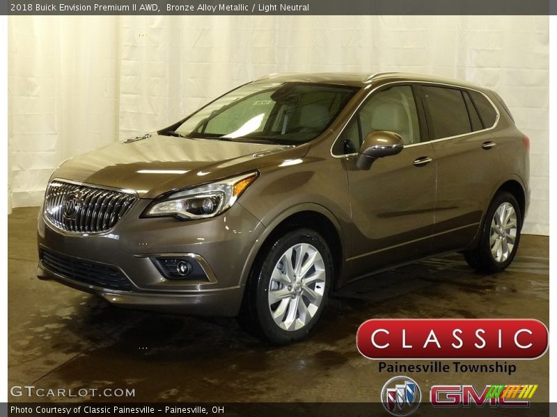 Bronze Alloy Metallic / Light Neutral 2018 Buick Envision Premium II AWD