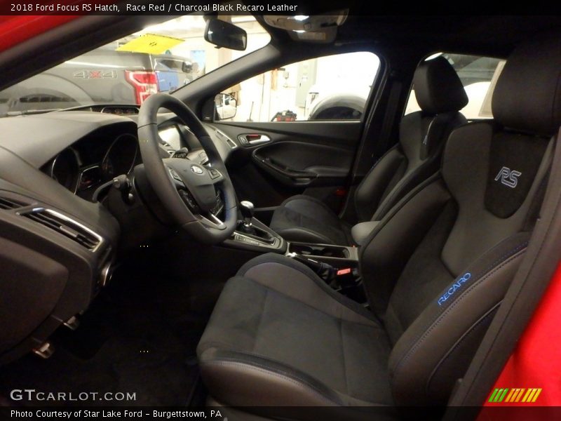 Front Seat of 2018 Focus RS Hatch